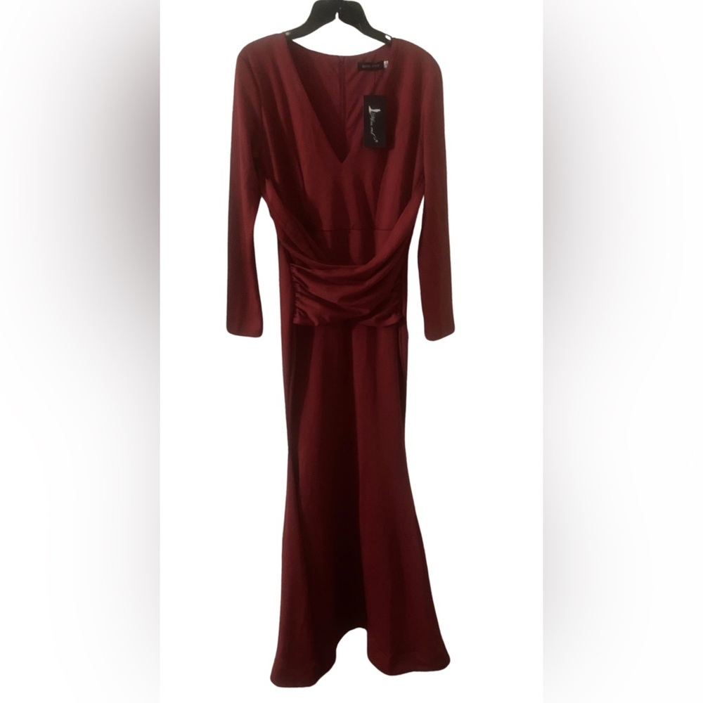 Long sleeve elegant gown